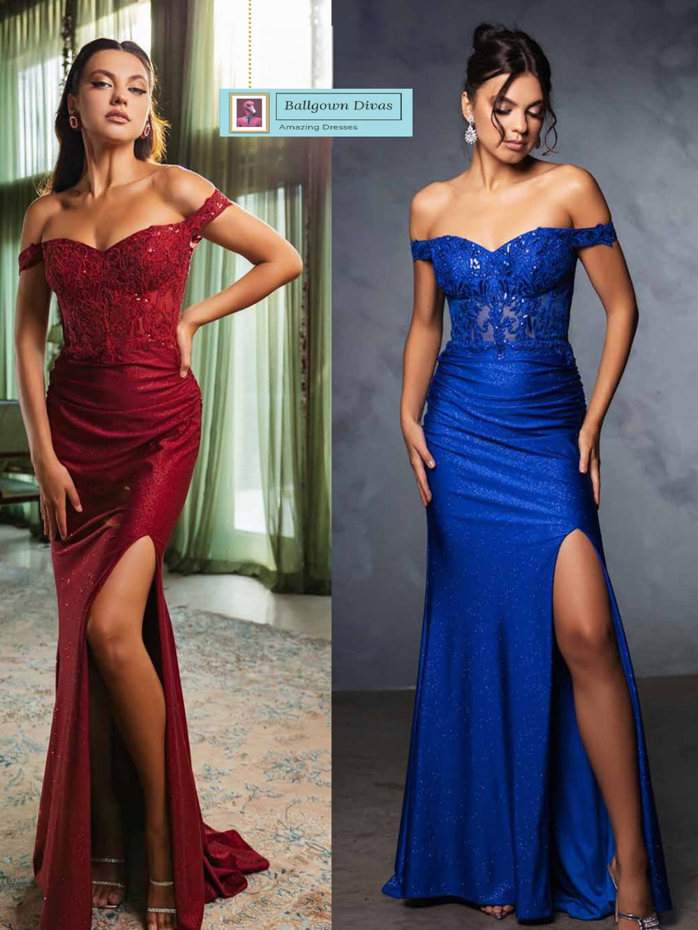 Fitted Prom Evening Dress - Imri