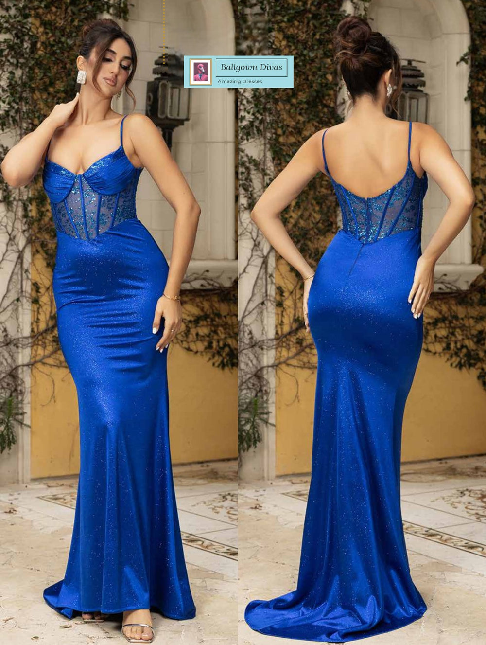 Fitted Prom Evening Dress - Isabeau