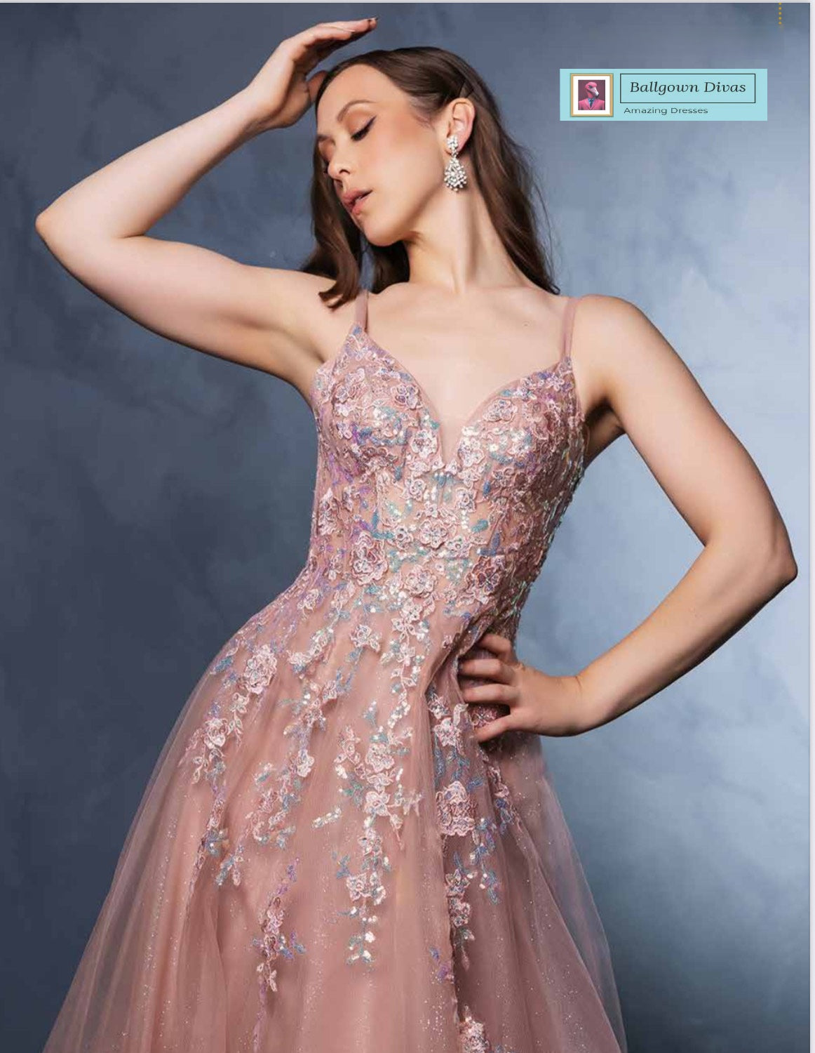 jessie prom dress Jessie Fishnet Rhinestone Mermaid Formal Dress