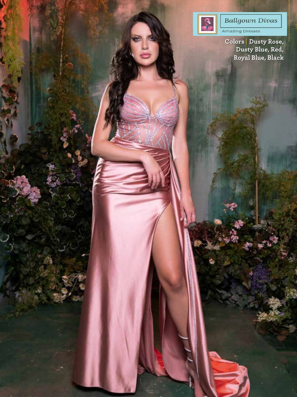 Fitted Prom Evening Dress - Nova