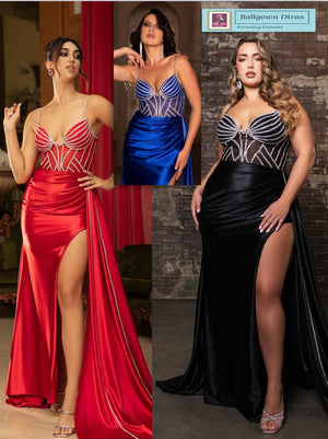 Fitted Prom Evening Dress - Nova