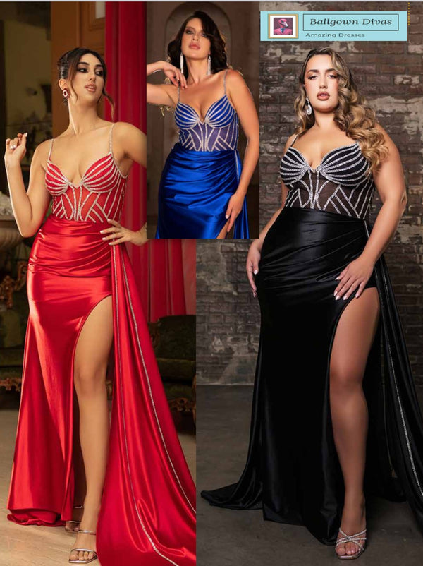 Fitted Prom Evening Dress - Nova
