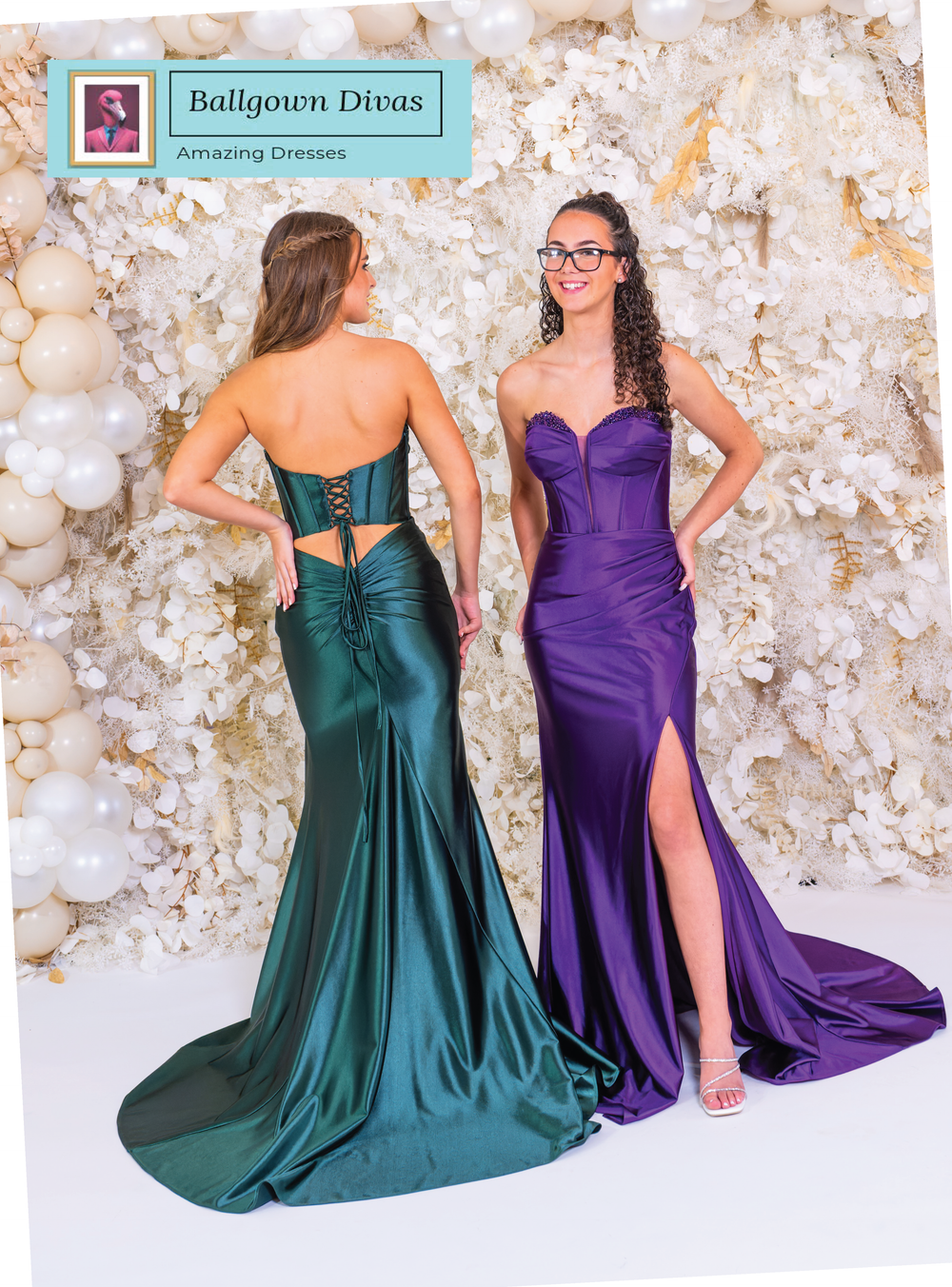 Fitted Prom Evening Dress - Jenna