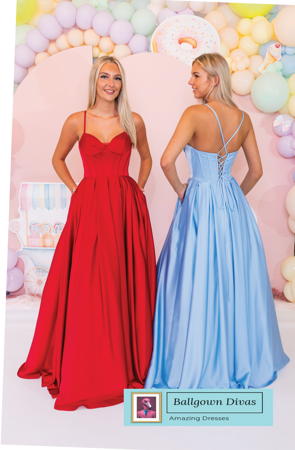 A - Line Prom Evening Dress - Lola