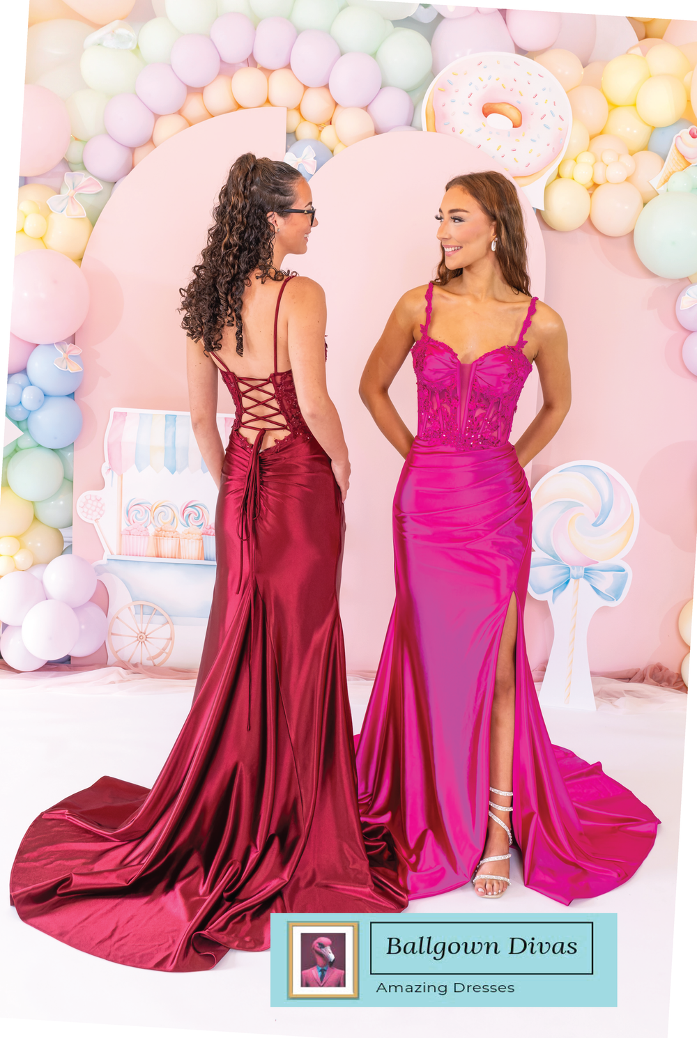 Fitted Prom Evening Dress - Ashley