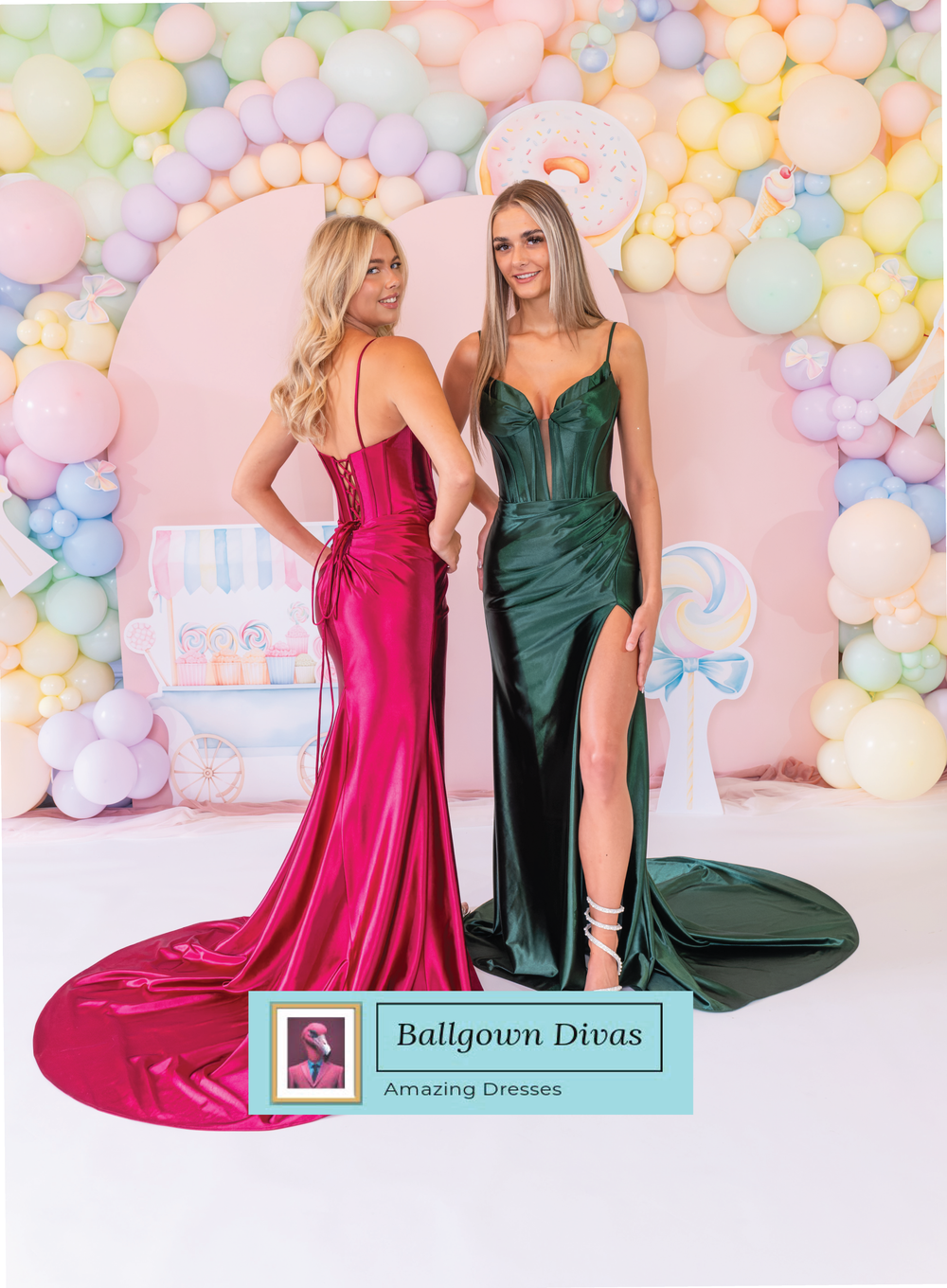 Fitted Prom Evening Dress - Maeve