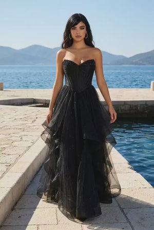 Waterfall Prom Evening Dress - Lexie