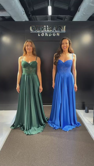 A - Line Prom Evening Dress - Isla B