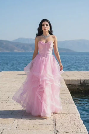 Waterfall Prom Evening Dress - Lexie