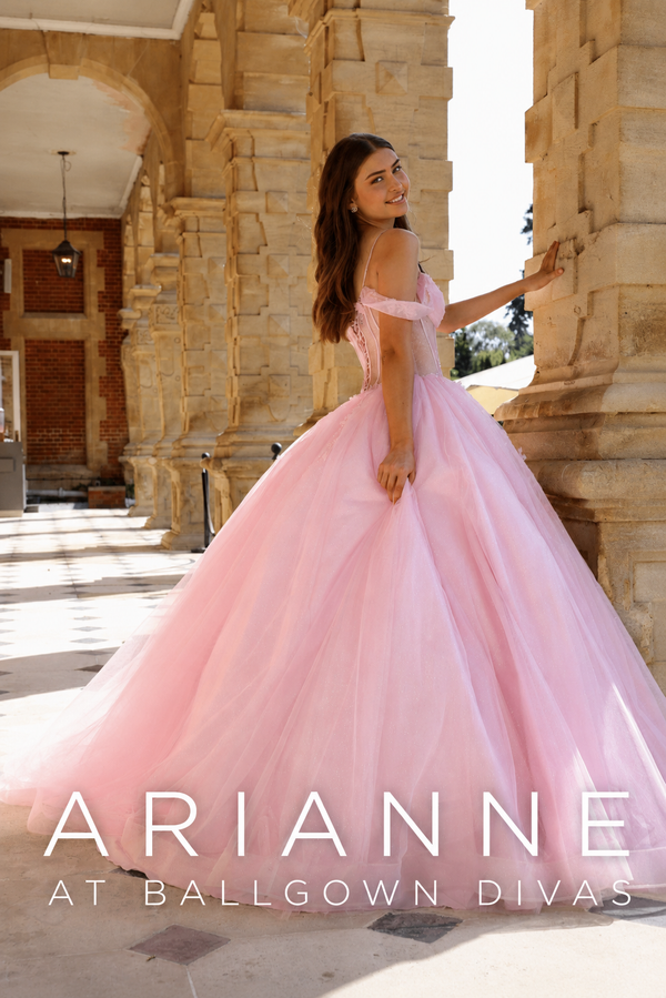 Arianne - Princess Ballgown Prom Dress - Sky Blue
