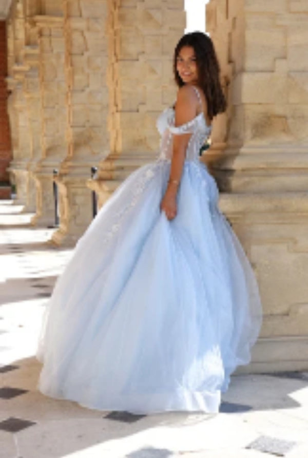 Arianne - Princess Ballgown Prom Dress - Pink
