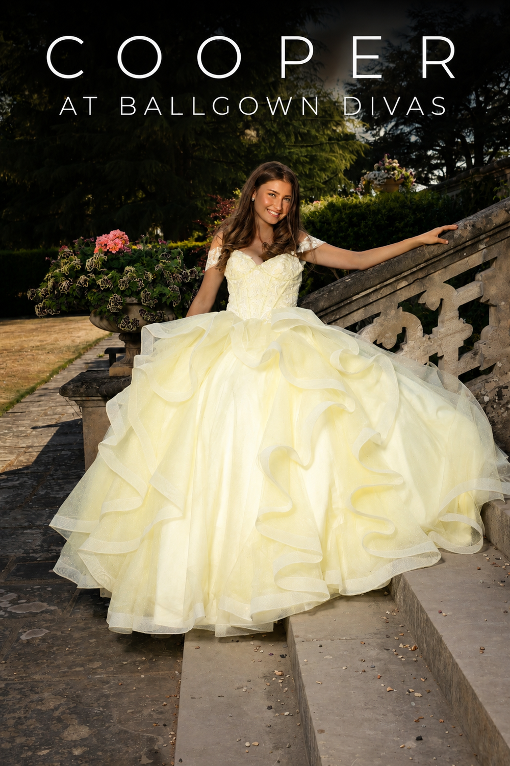 Cooper - Princess Ballgown Prom Dress- Yellow