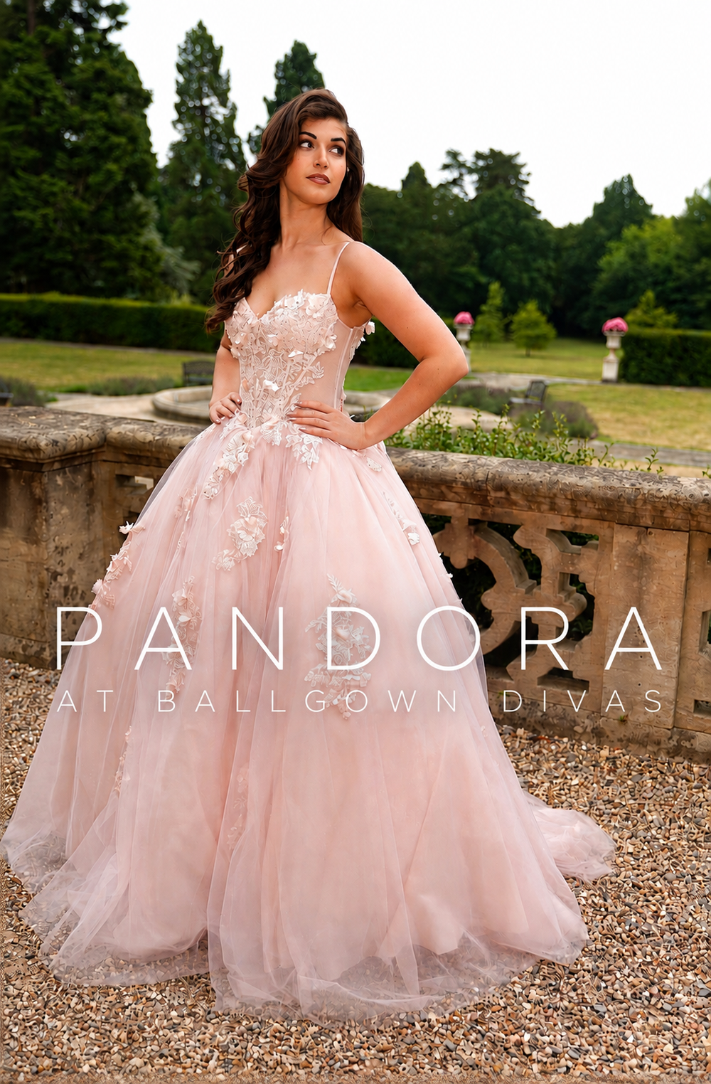 Pandora - Ballgown Prom Dress - Pink