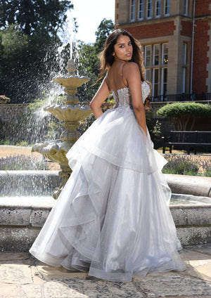 Ghost - Tulle Corset Prom Dress - Mauve