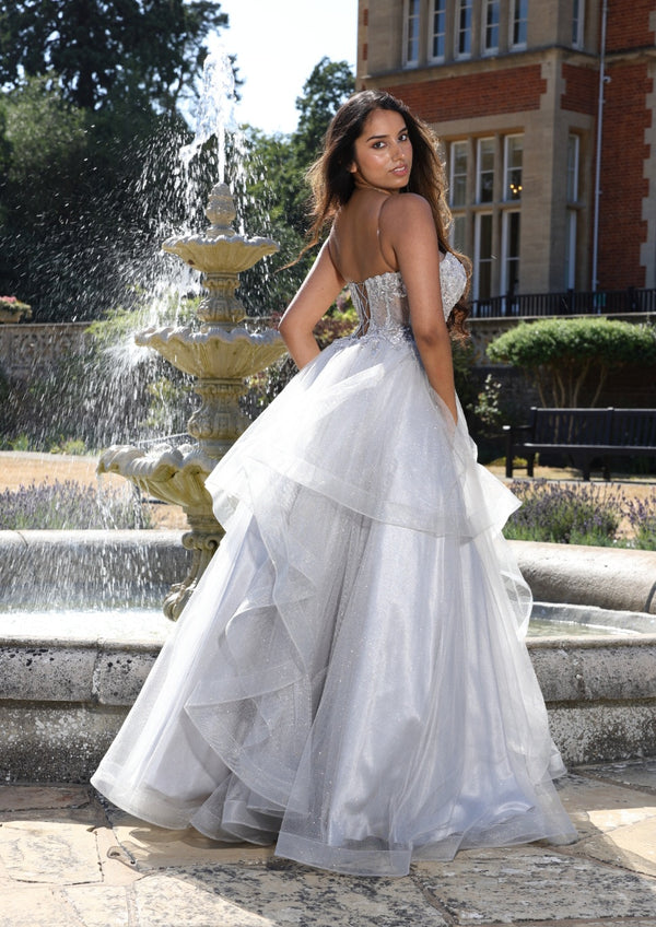 Ghost - Tulle Corset Prom Dress - Mauve