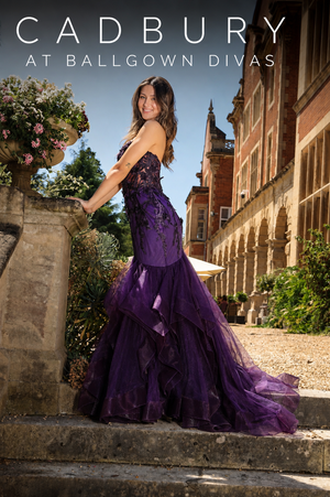Cadbury - Fabulous Fishtail Mermaid Prom Dress - Purple