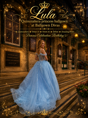 Lula - Quinceañera Princess Ballgown - Pink 👸✨️