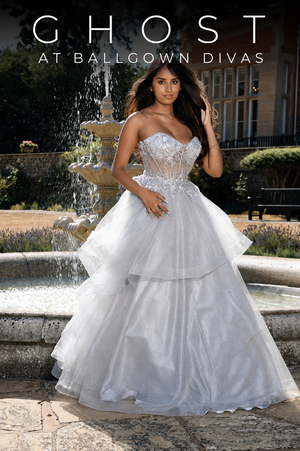 Ghost - Tulle Corset Prom Dress - Mauve