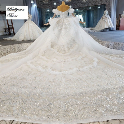 £300 Princess Wedding Dress - 'Claudia' UK 10 - 12