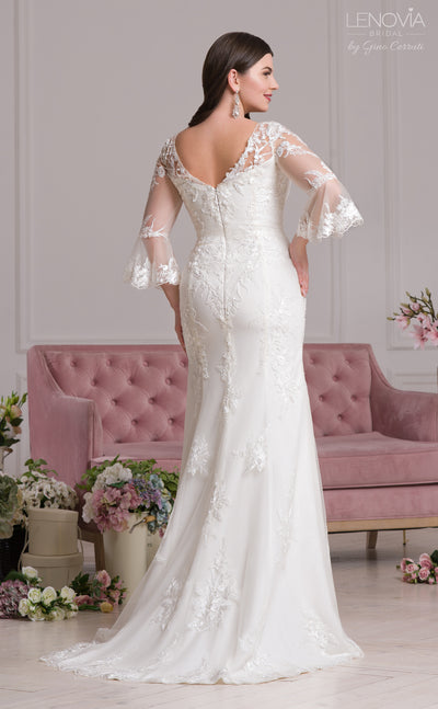 Wedding Dress Plus Size - ‘Addison’ UK 24 - £20