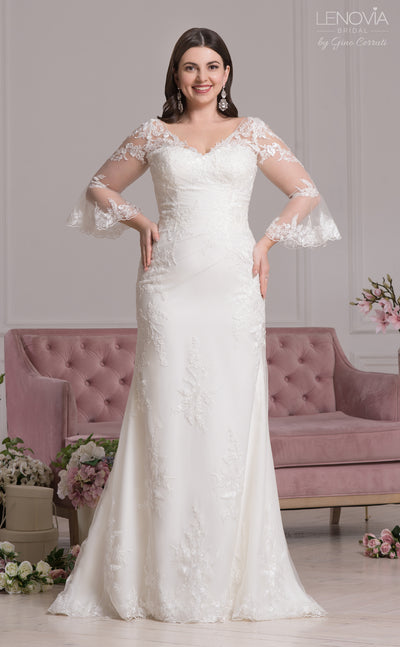 Wedding Dress Plus Size - ‘Addison’ UK 24