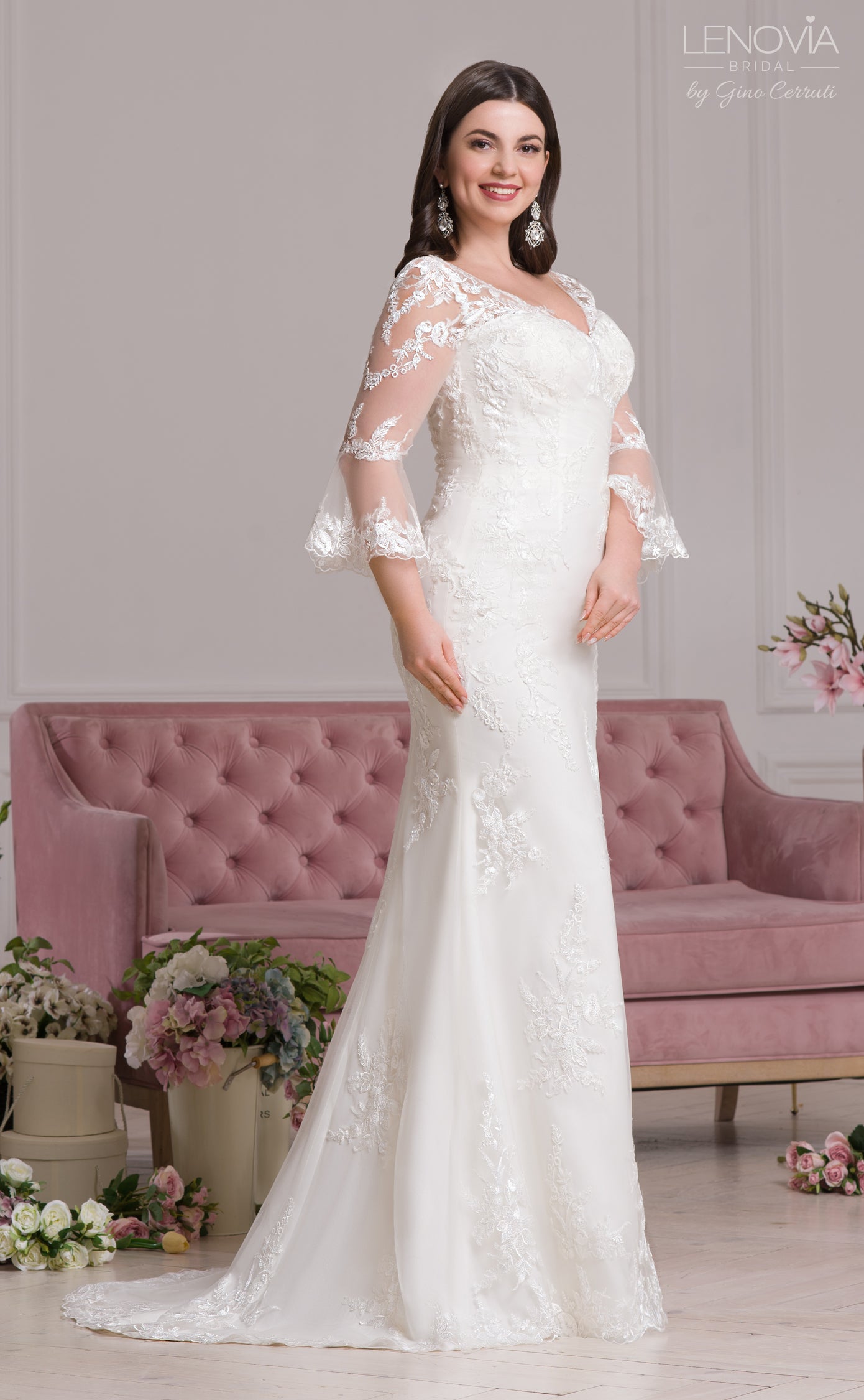 Wedding Dress Plus Size - ‘Addison’ UK 24