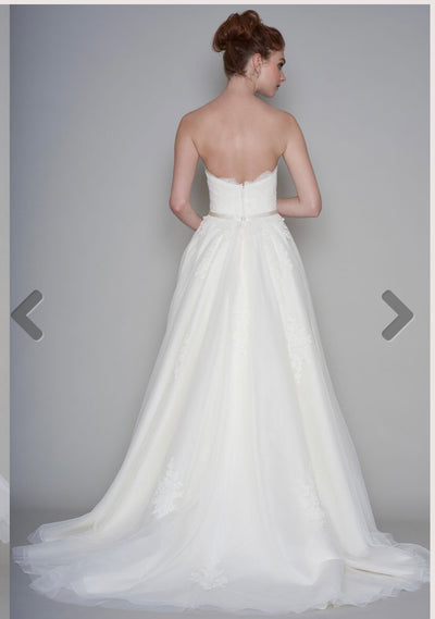 WEDDING DRESS ‘bree’ - IVORY UK 14 - £20