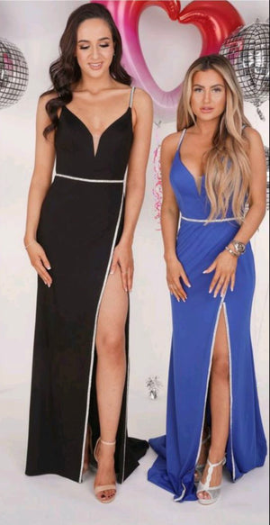 Fitted Prom Evening Dress - Diamond Dave