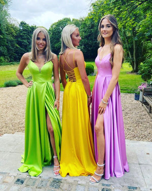 A-Line Prom Evening Dress - Caribbean
