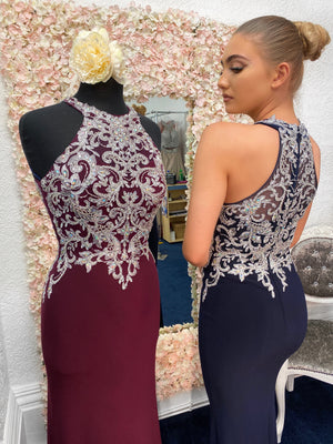 Fitted Prom Evening Dress -