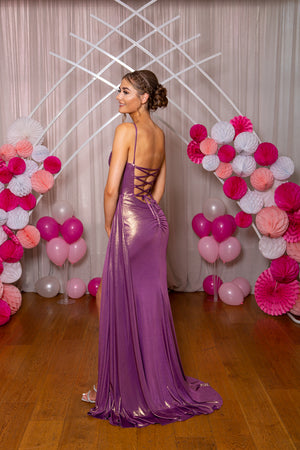 Fitted Prom Evening Dress - Sugar Plum