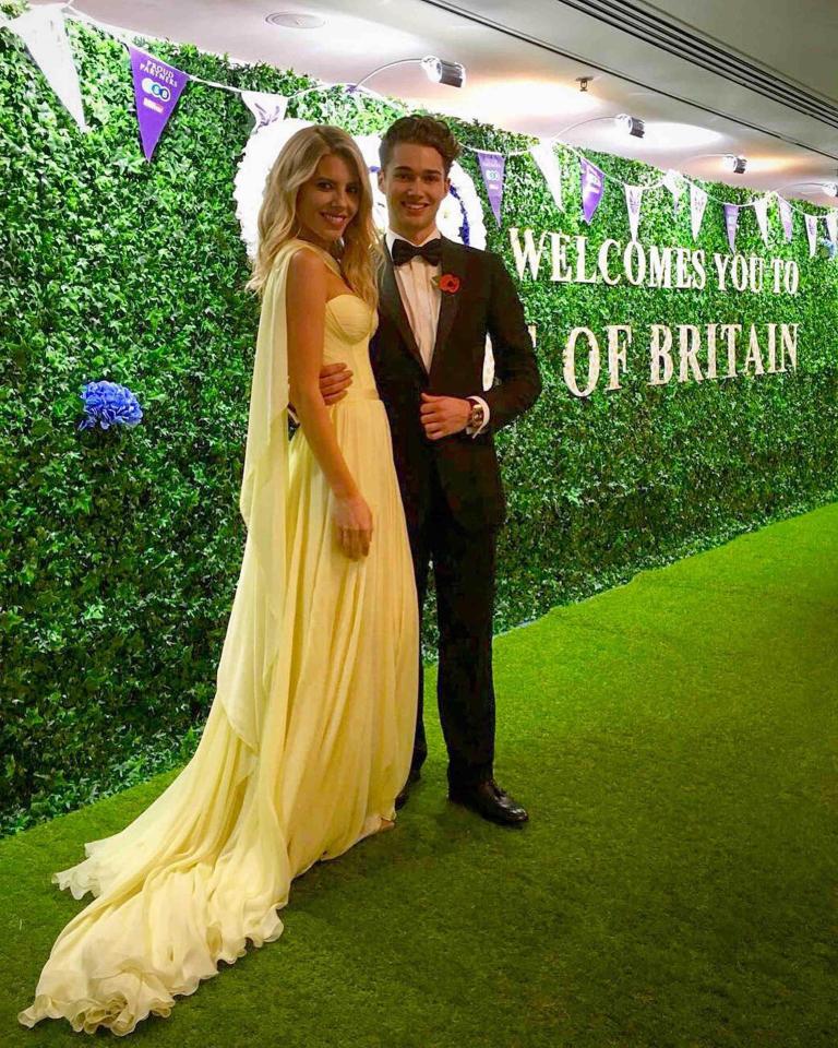 Diva Mollie King and AJ Pritchard at The Pride of Britain Awards 2017
