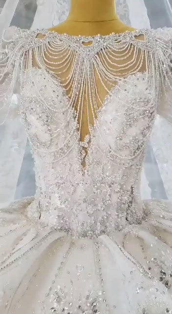 £300 Princess Wedding Dress - 'Rosella' UK 10 - 12