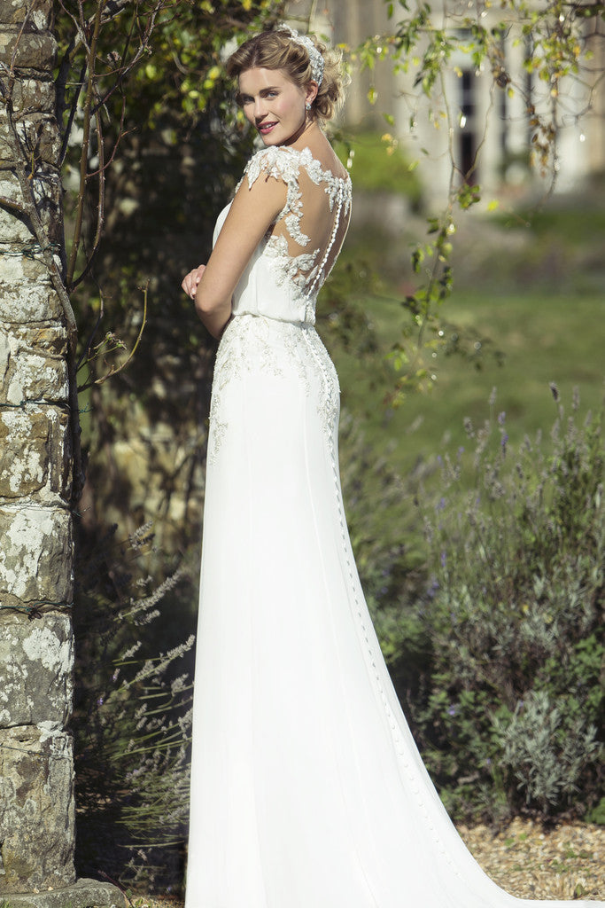 WEDDING DRESS ‘lillibet’ - IVORY UK 14