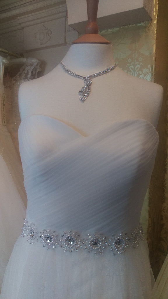 WEDDING DRESS ‘orla’ - IVORY UK 12 - £50