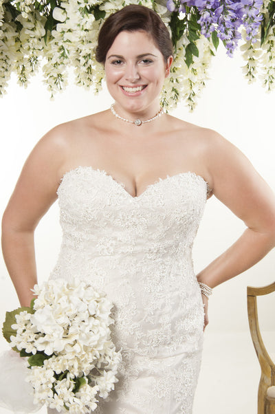 WEDDING DRESS Plus size - ‘zurich’ VINTAGE UK 24