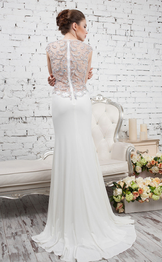 WEDDING DRESS ‘Erin’ -  Ivory UK 10 - £50